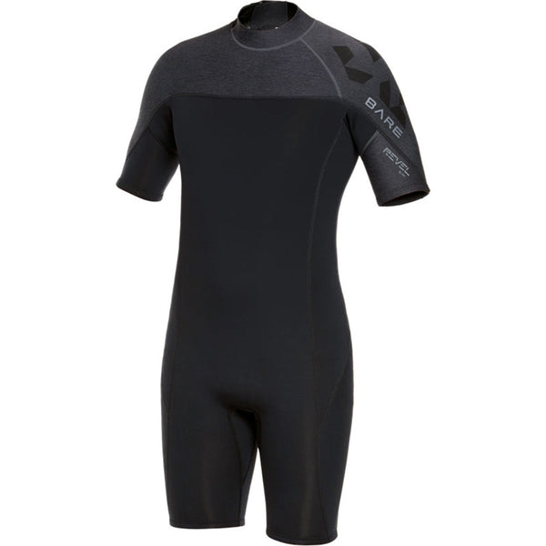 Bare 2mm Revel Shorty Wetsuit, Lightweight Suit for Diving and Snorkeling