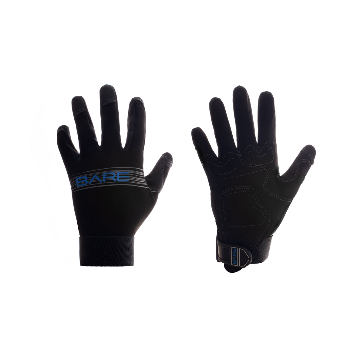 2MM TROPIC PRO GLOVE (DBL AMARA) - BLK, AQUA-Aquatic Sports