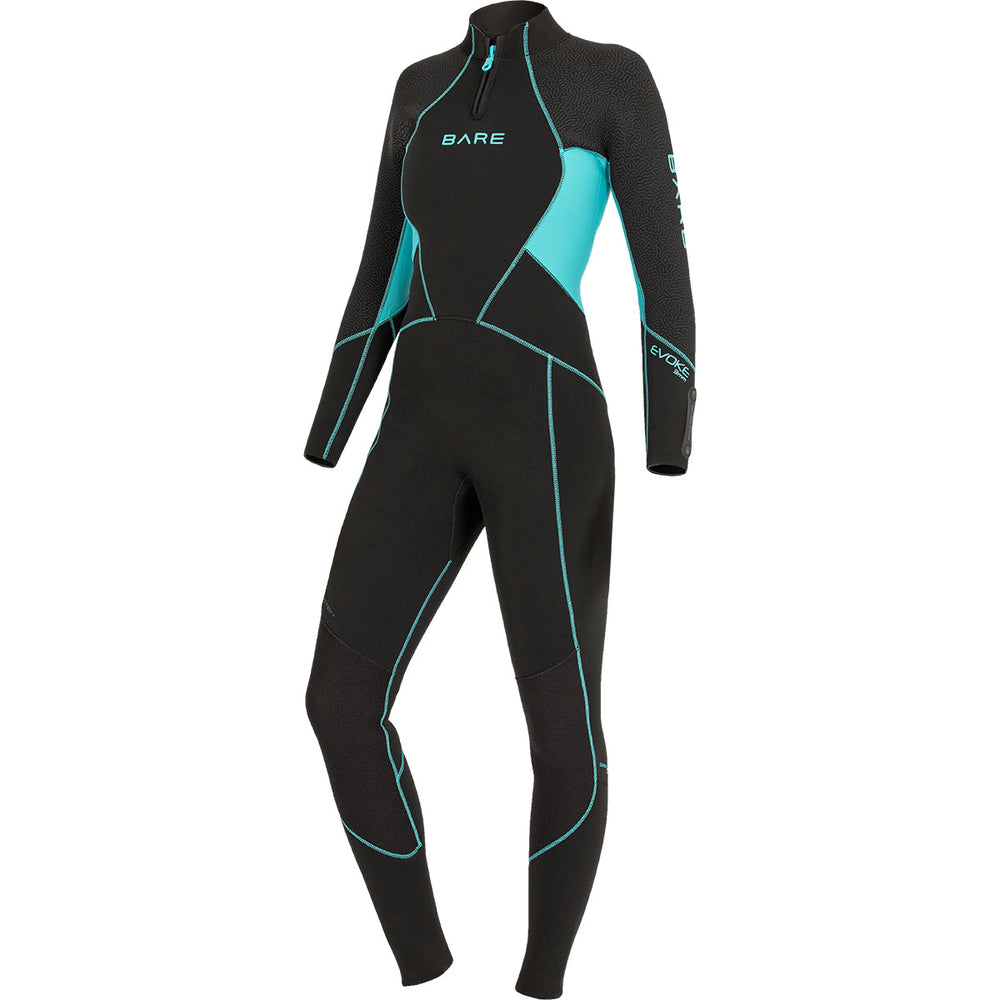 3MM EVOKE WOMENS WETSUIT FULL - BLK, AQU-Aquatic Sports