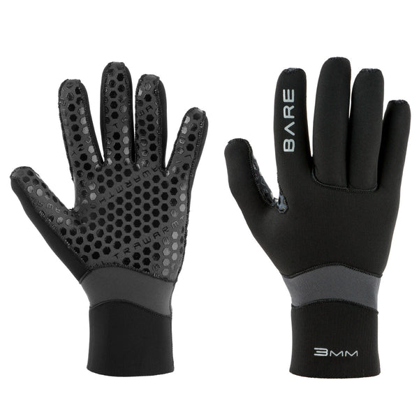 BARE 3MM ULTRAWARMTH DIVE GLOVES - Black