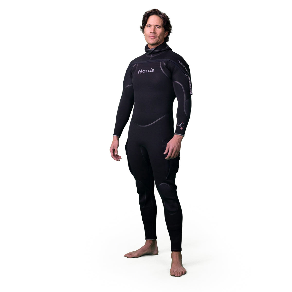 4/3mm Neotek Full Wetsuit, Thermal Suit for Diving and Snorkeling-Wetsuits-Aquatic Sports