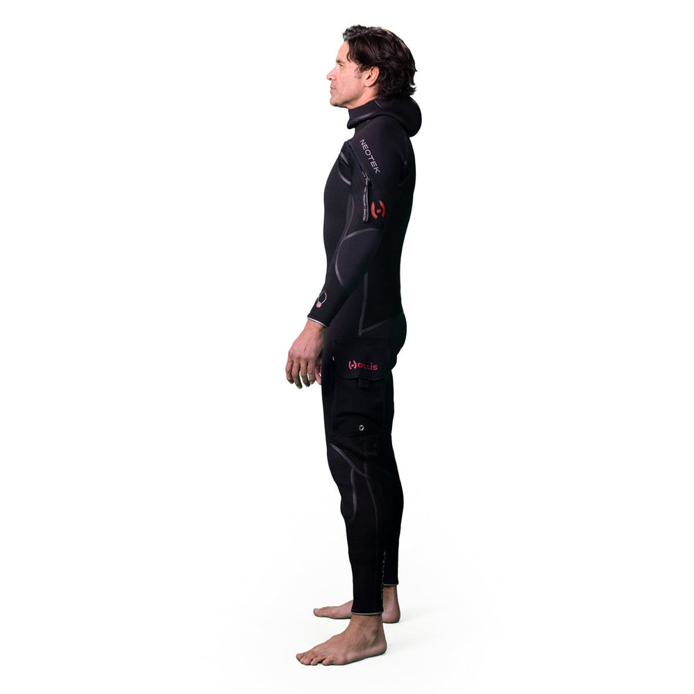 4/3mm Neotek Full Wetsuit, Thermal Suit for Diving and Snorkeling-Wetsuits-Aquatic Sports