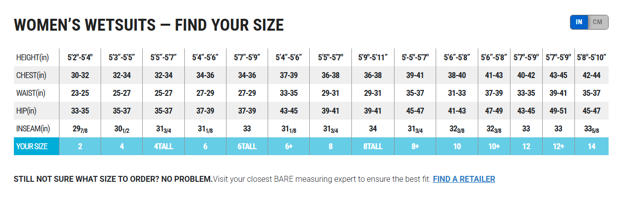 3/2mm Nixie Ultra Women’s Full Wetsuit, Lightweight Thermal Suit for Diving and Snorkeling-Aquatic Sports