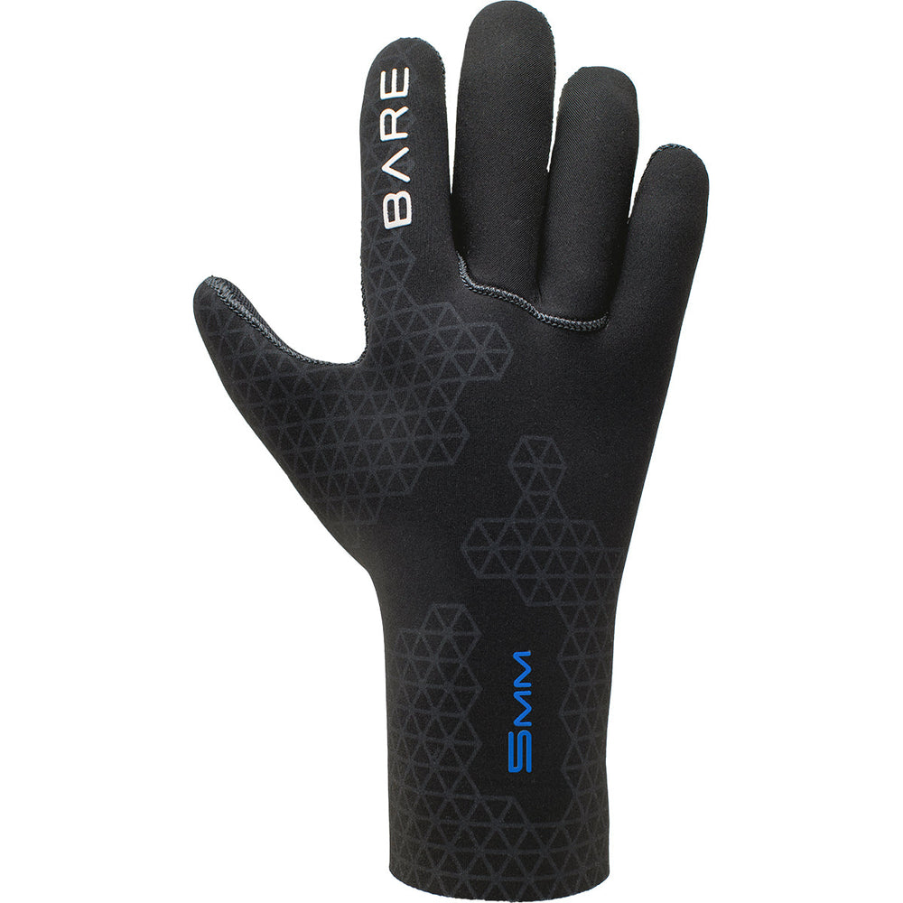 5MM S-FLEX GLOVE - BLK-Aquatic Sports