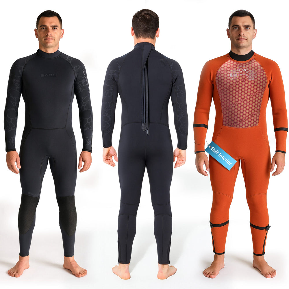 5mm Velocity Ultra 2.0 Full Wetsuit, Thermal Suit for Diving and Snorkeling-Aquatic Sports