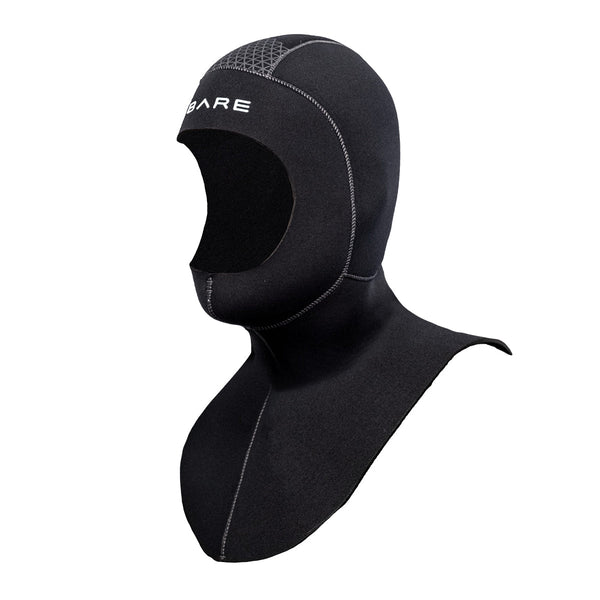 BARE 7MM S-FLEX DIVE HOOD - Black