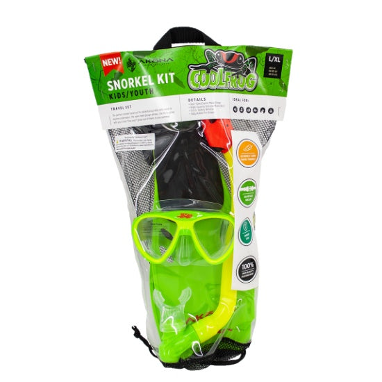 AKONA JUNIOR MASK, SNORKEL, FIN SET, Snorkel Set