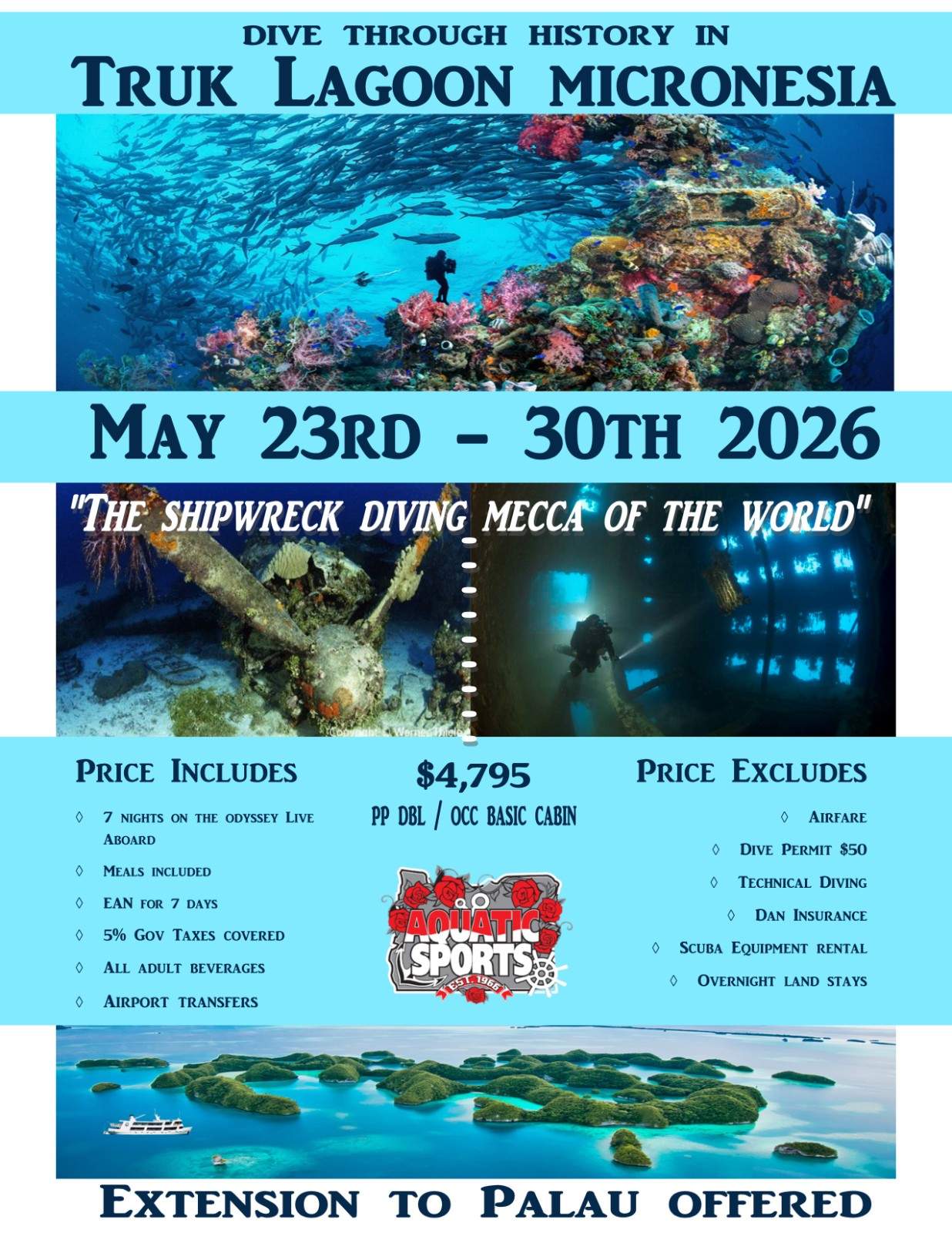 Chuuk Lagoon Micronesia 2026 - Deposit