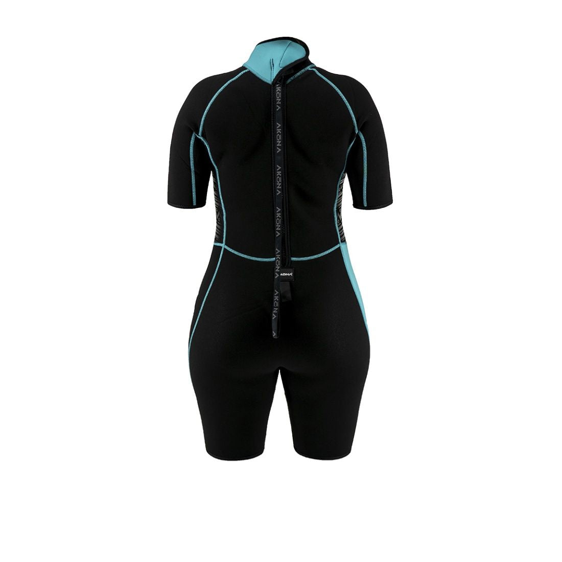 Akona 2.5mm Women's Shorty (Back Zip) - Tiffany, Wetusit