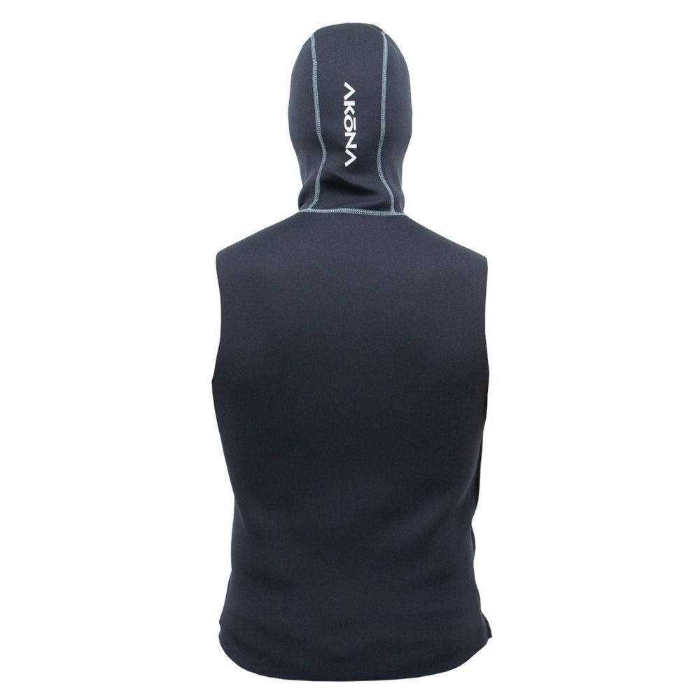 AKONA 2MM HOODED VEST SIDE ZIP, Dive Hooded Vest