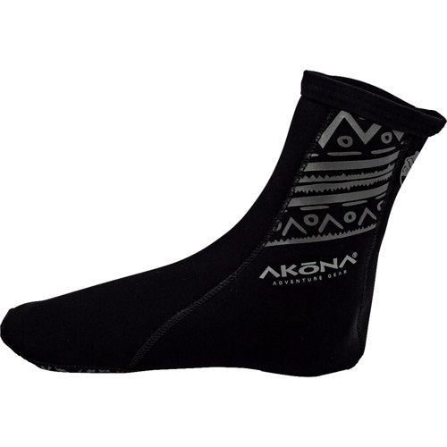 Akona 2mm Tall Sock with Printed Traction Sole, Dive Socks