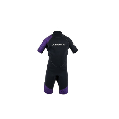 Akona 3/2 Kids Back Zip Shorty Wetsuit