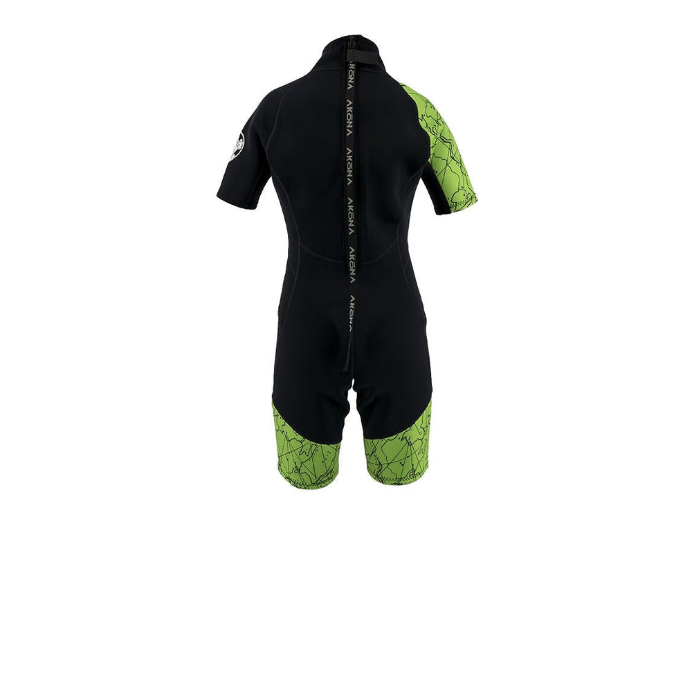 Akona 3/2 Kids Back Zip Shorty Wetsuit