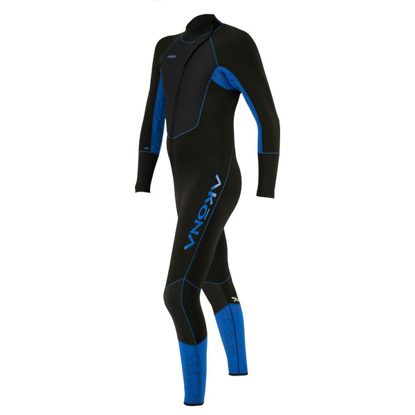 Akona 3mm Men's Front Zip Full Blue, Wetsuit