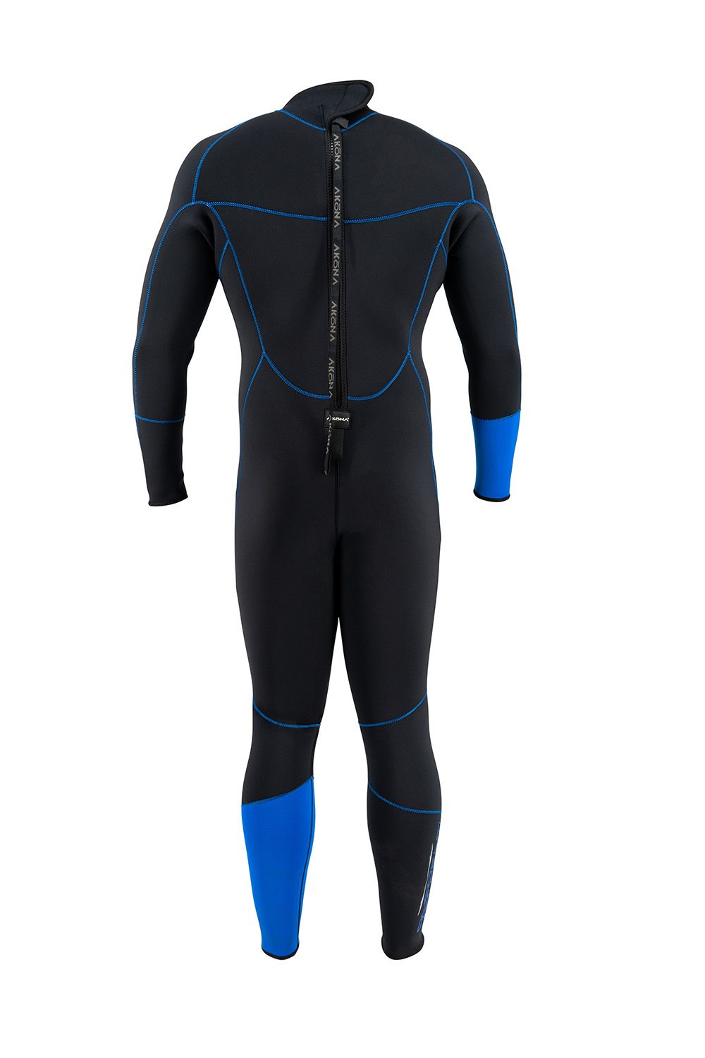 Akona 3mm Men's Quantum Stretch Full Suit Blue, Wetsuit