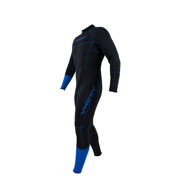 Akona 3mm Men's Quantum Stretch Full Suit Blue, Wetsuit