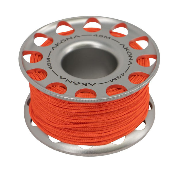 Akona Aluminum Spool 45M / 150FT Silver, Dive Spool