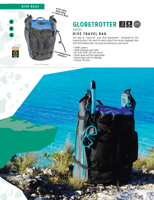 Akona Globetrotter, Dive Travel Roller Bag