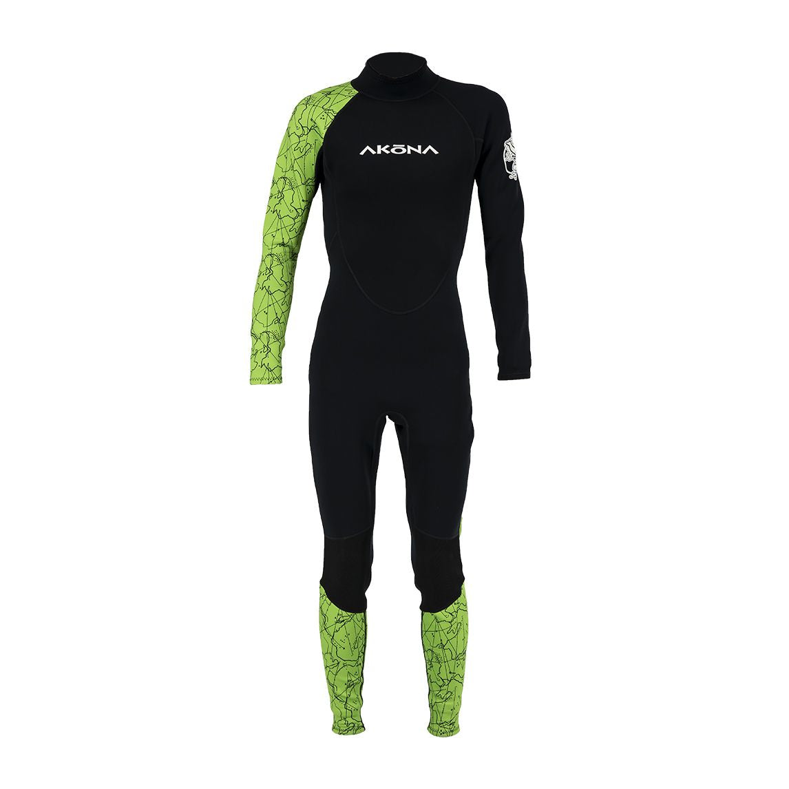 AKONA 3/2MM KIDS BACK ZIP FULLSUIT, Wetsuit