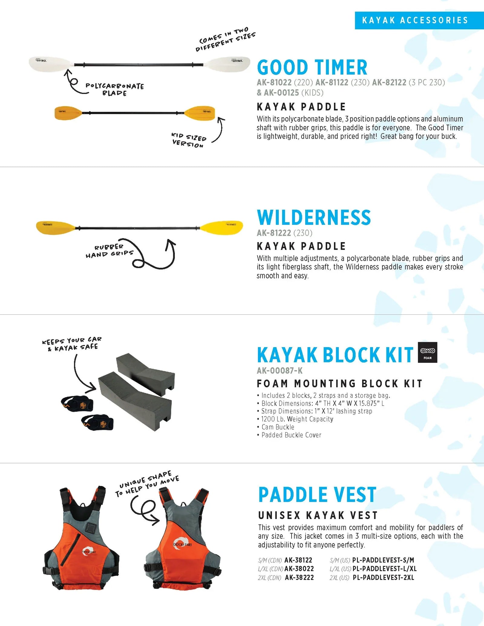 AKONA PADDLE VEST, Buoyancy Vest