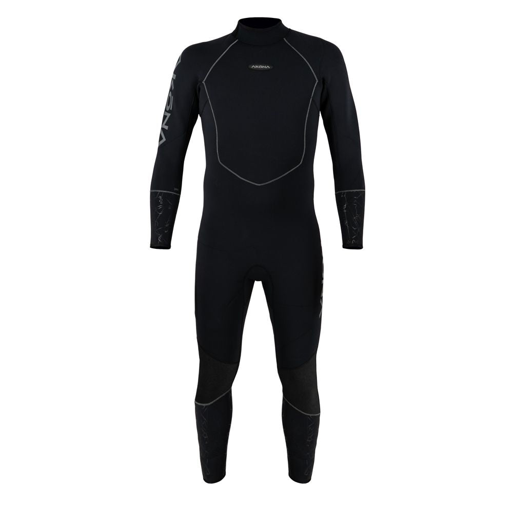 Akona Phantom 3mm Quantum Stretch Back Zip Full Men