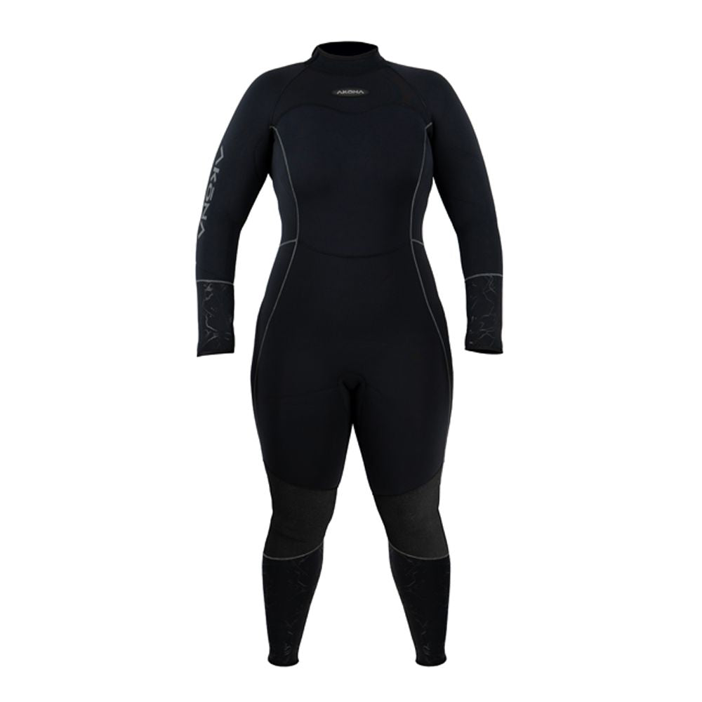 Akona Phantom 5mm Quantum Stretch Back Zip Full Women