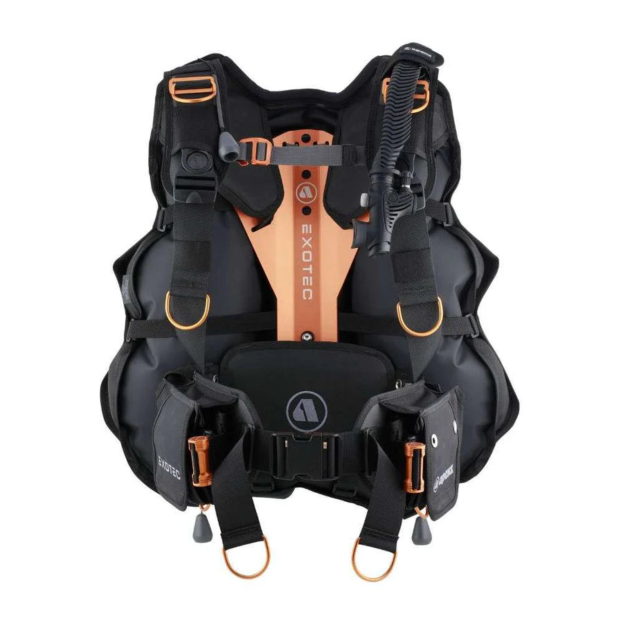 Apeks Exotec BCD Hybrid Back Inflation Scuba System Product Photo