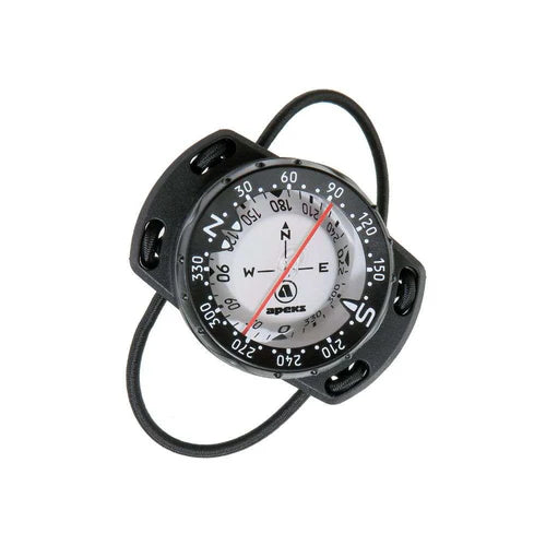 Apeks Bungee Mount Compass | Wrist Mounted Dive Compass Product Photo