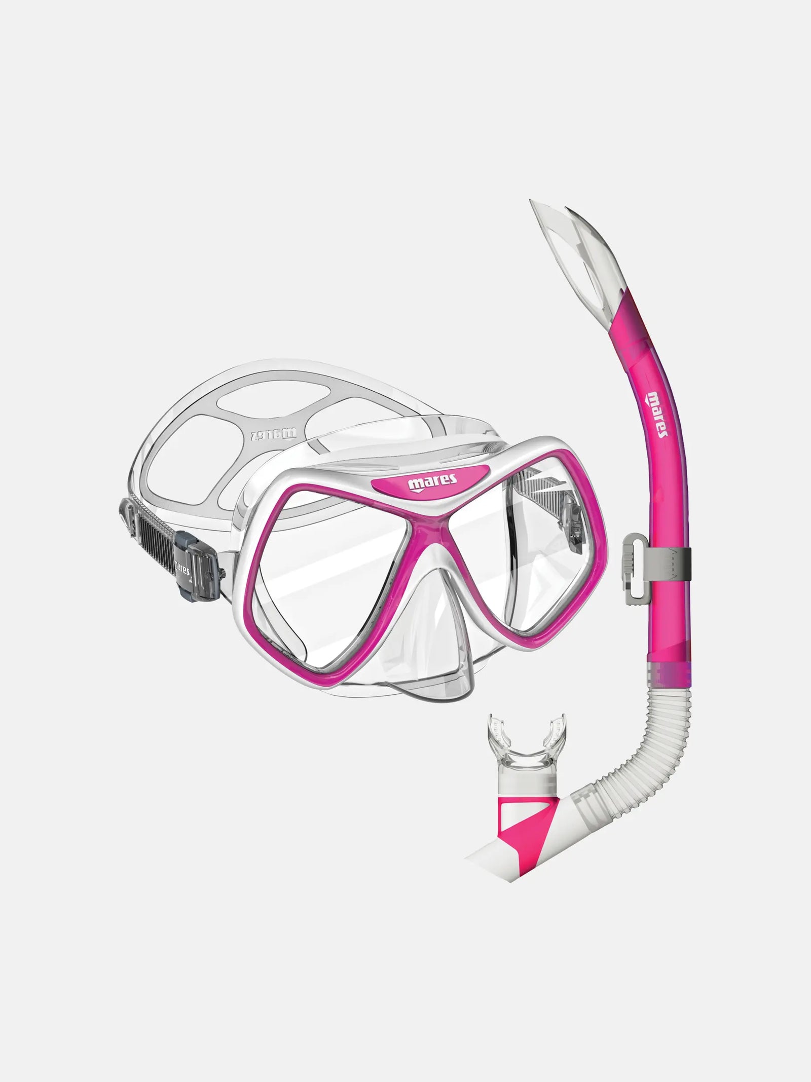 Combo RIDLEY Snorkeling Set, High-Performance Mask and Easy-Breathe Snorkel-Aquatic Sports