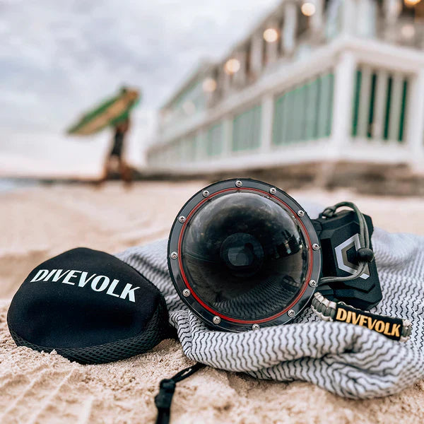 DIVEVOLK Dome Lens for SeaTouch 4 Max Underwater Housing-Aquatics Sports