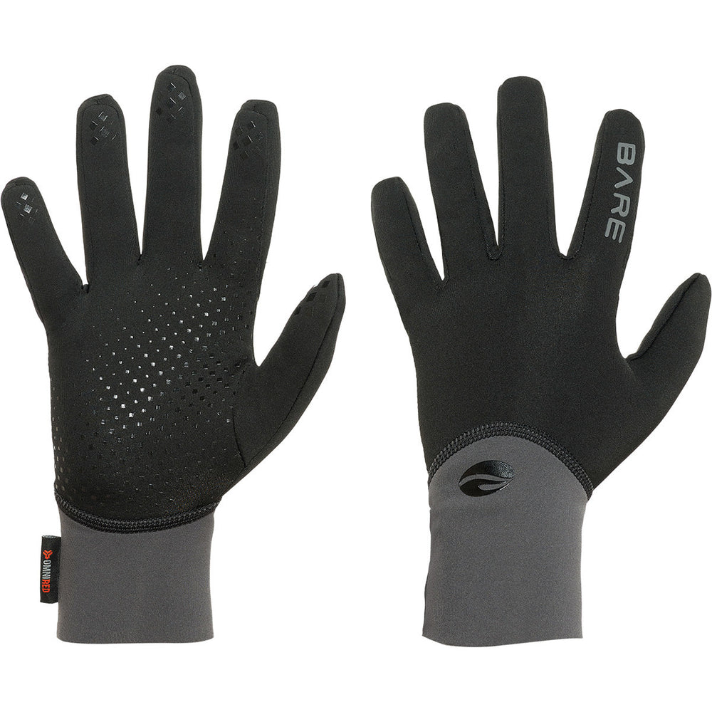 EXOWEAR GLOVES - BLK/GRY-Aquatic Sports