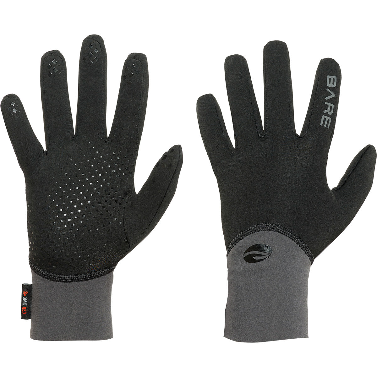 EXOWEAR GLOVES - BLK/GRY-Aquatic Sports