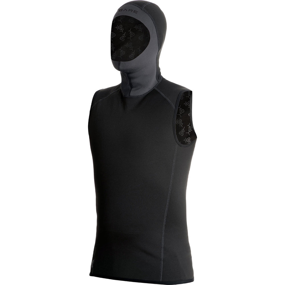 Exowear Hooded Vest, Thermal Layer for Diving and Snorkeling-Aquatic Sports