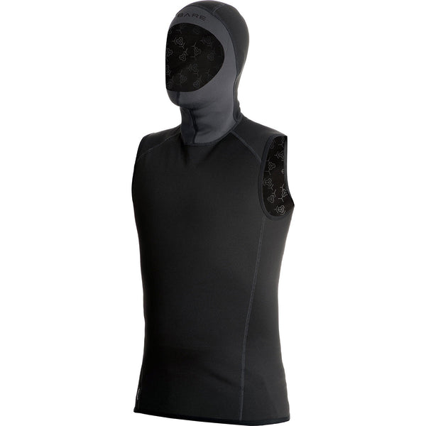 BARE Exowear Hooded Vest, Thermal Layer for Diving and Snorkeling