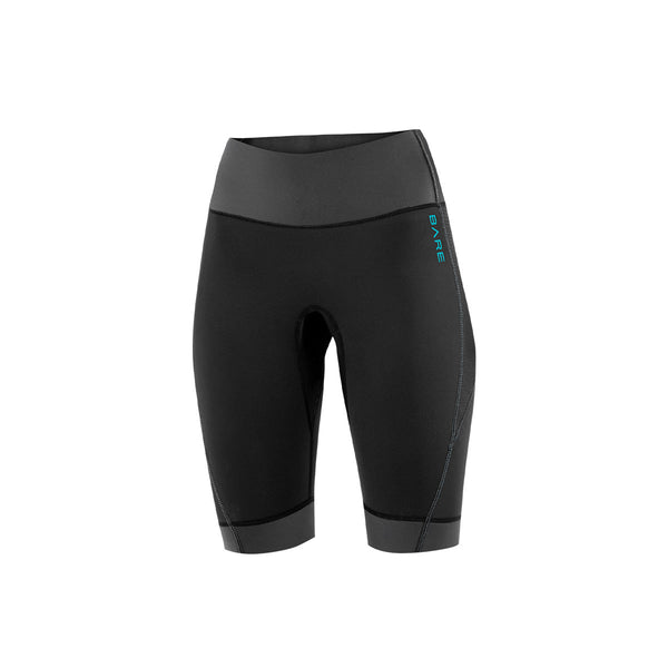 BARE EXOWEAR SHORTS, WOMEN'S - BLK/GRY