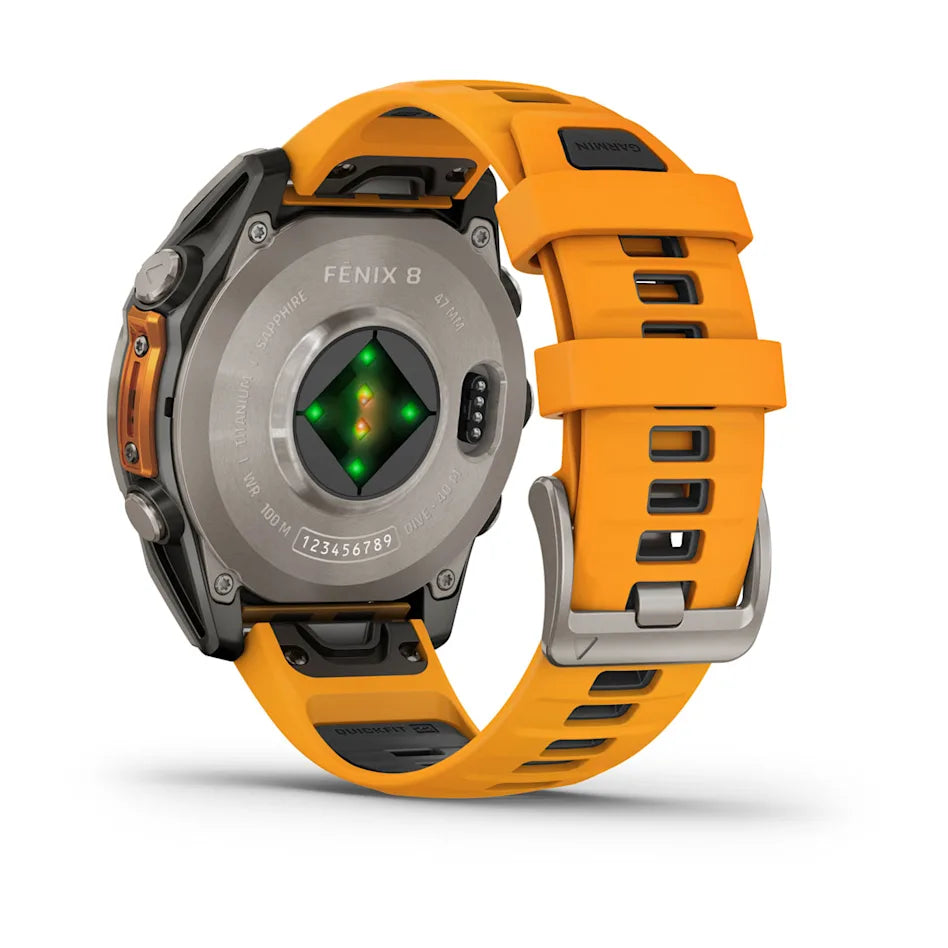 Garmin Fenix® 8 Smartwatch, 47mm-Aquatic Sports