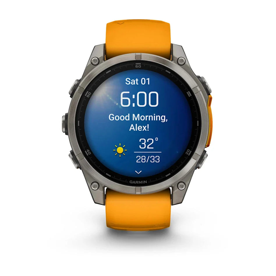 Garmin Fenix® 8 Smartwatch, 47mm-Aquatic Sports
