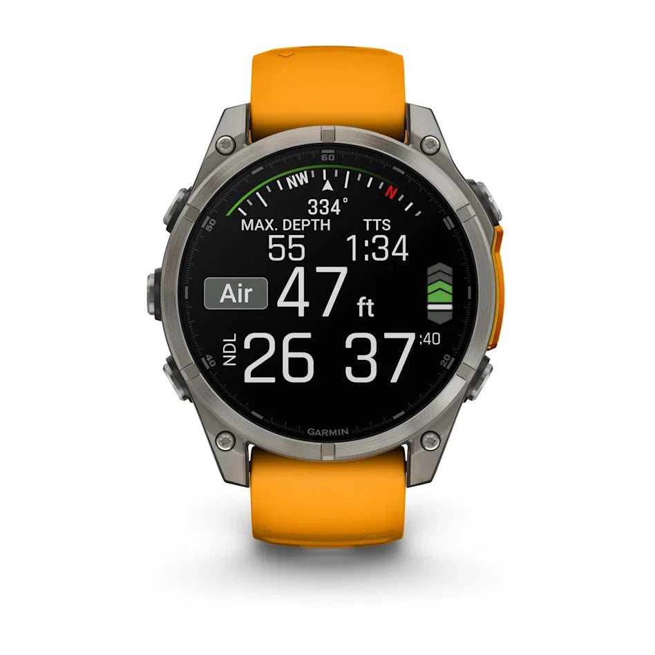 Garmin Fenix® 8 Smartwatch, 47mm-Aquatic Sports