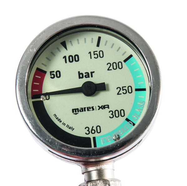 Mares XR Line SPG52 15 cm Miflex Oxygen, Submersible Pressure Gauge