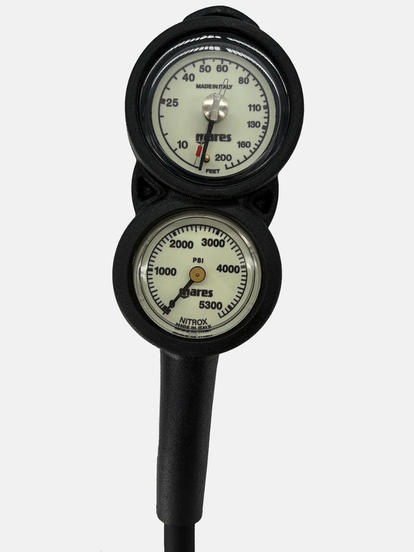 Mares Instrument M Console 3-Gauge, Dive Console