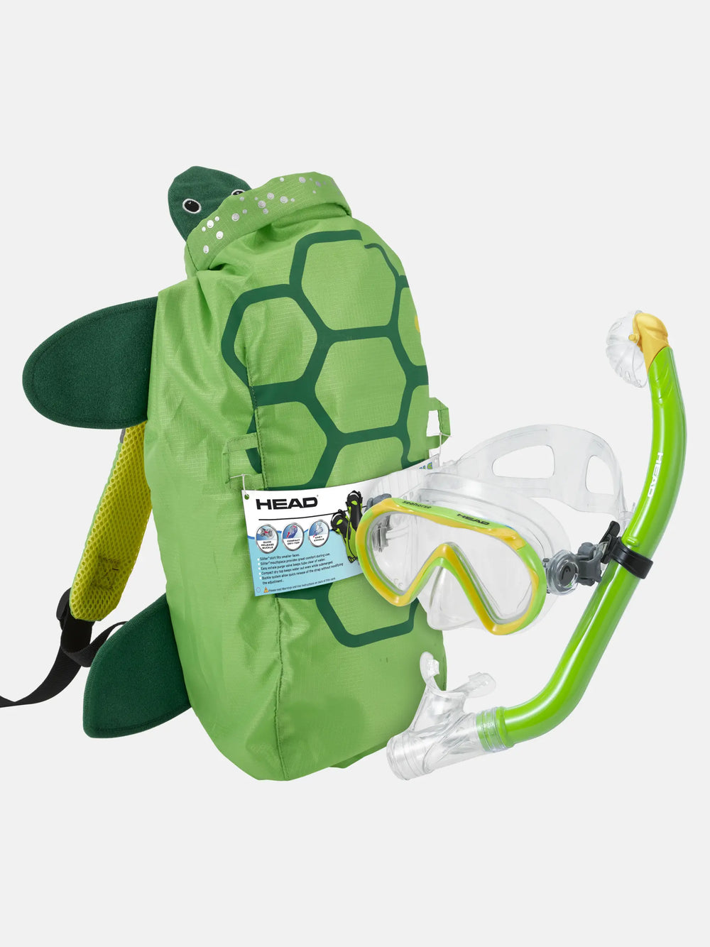 Junior Sea Pals Dry Combo, Kids Dry Top Snorkel and Mask, Pool and Beach Set-Aquatic Sports
