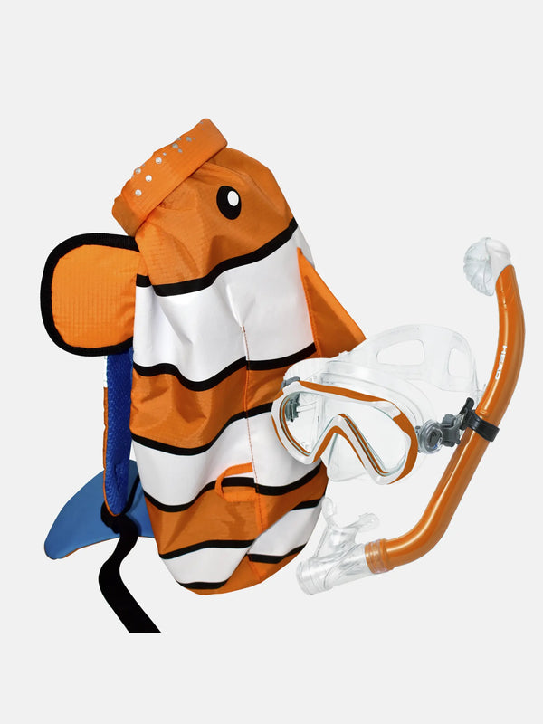 Mares Junior Sea Pals Dry Combo, Kids Dry Top Snorkel and Mask