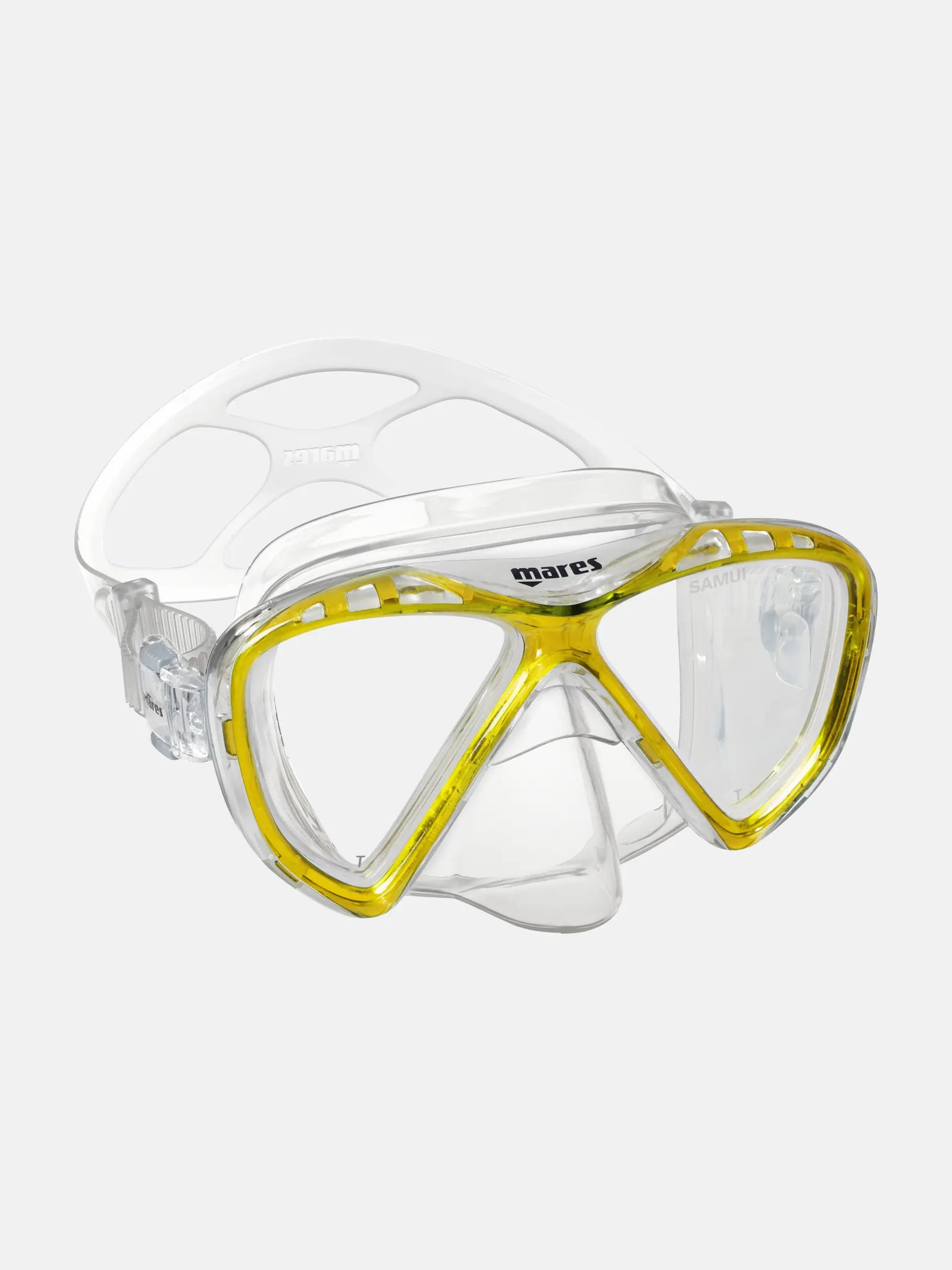 Mask SAMUI MID Snorkel Mask, Soft Leak-Free Silicone Skirt and Durable Frame Design-Aquatic Sports