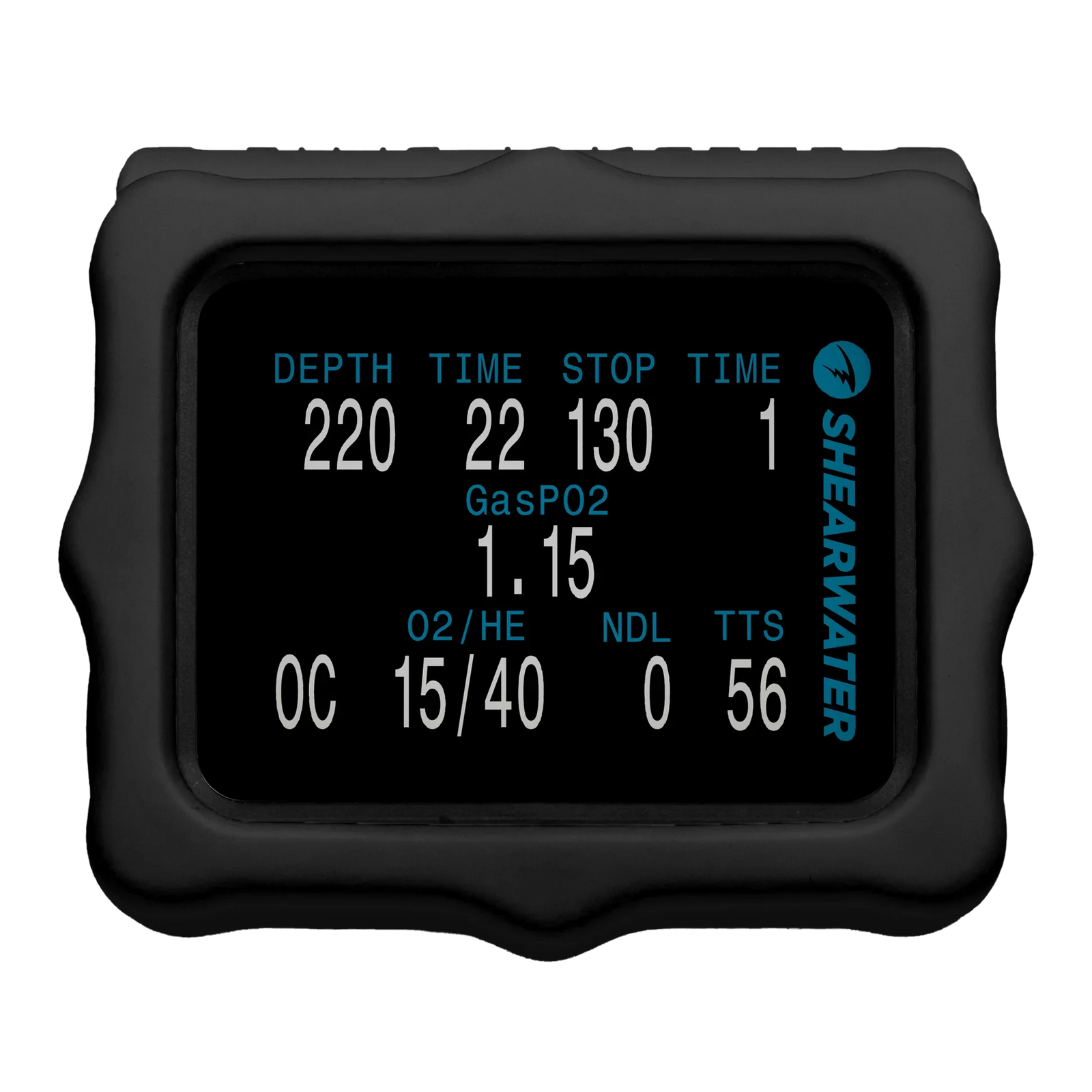 Shearwater Perdix White Silicone Strap Product Photo