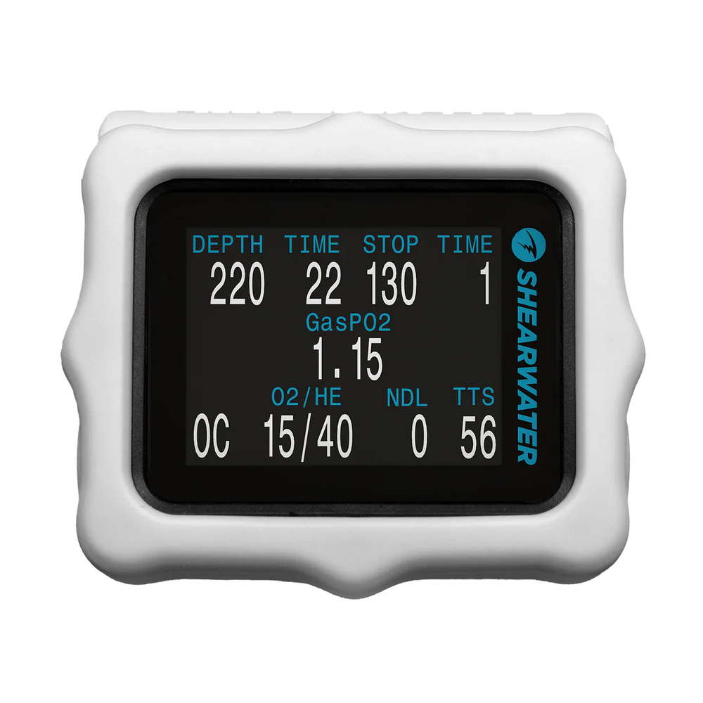 Shearwater Perdix White Silicone Strap Product Photo