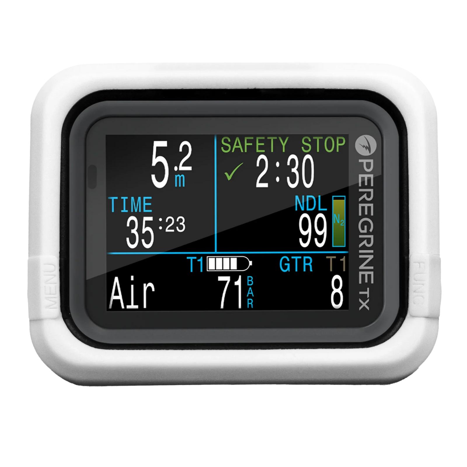 Shearwater Peregrine White Silicone Strap Product Photo