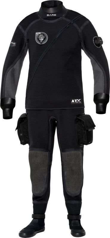SENTRY TECH DRY - MADE TO ORDER - RED, BLK, BLU Men's Drysuit-Aquatic Sports