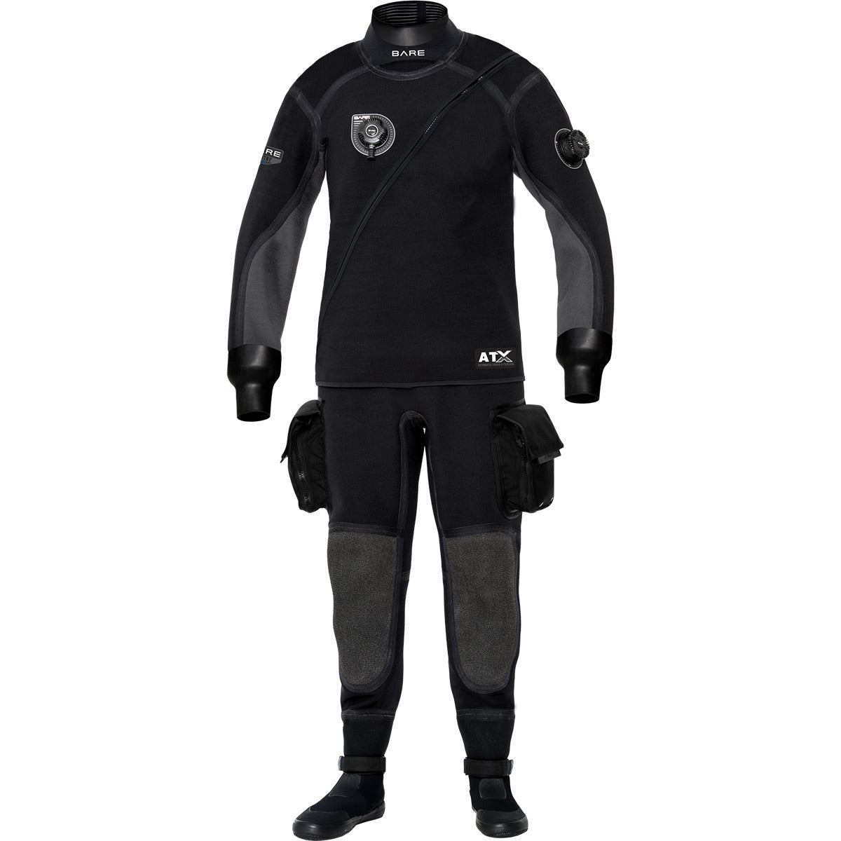 SENTRY TECH DRY - STOCK - BLK Men's Drysuit-Aquatic Sports