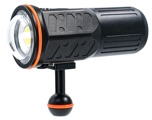 DIVEVOLK SL50 Professional Underwater Video Light 5600 Lumens with 120Â° Wide Beam