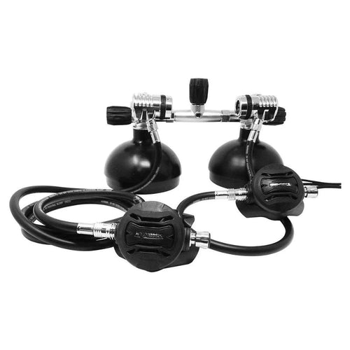 TEK3 Set DIN Twinset Technical Diving Regulator System Product Photo